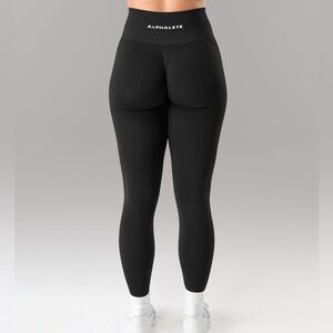 Alphalete Amplify Black Scrunch Butt Leggings XS